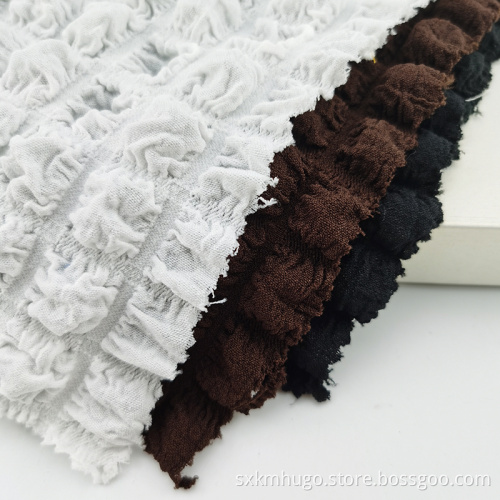 Big Bubble Crepe Fabric For Lady Garment
